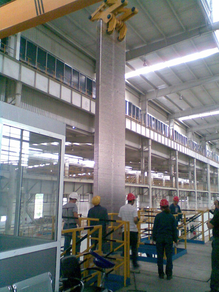 Продолжается процесс принятия в эксплуатацию нашей установки ВМО-05